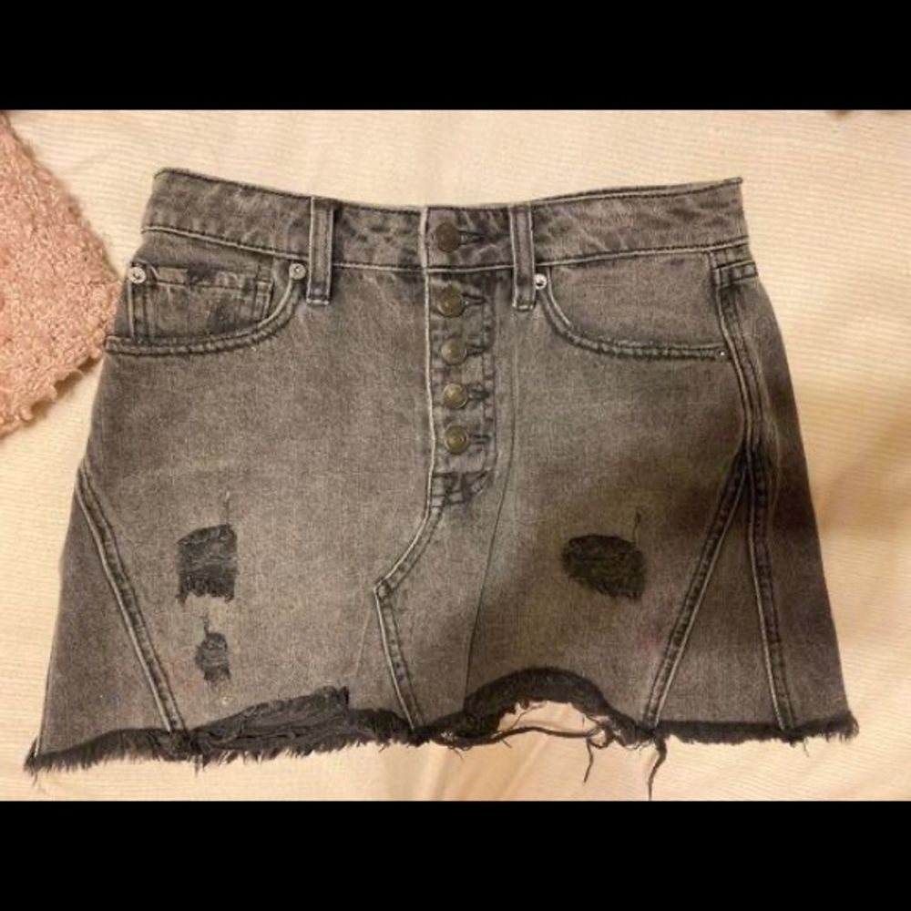 Free People Denim Skirt